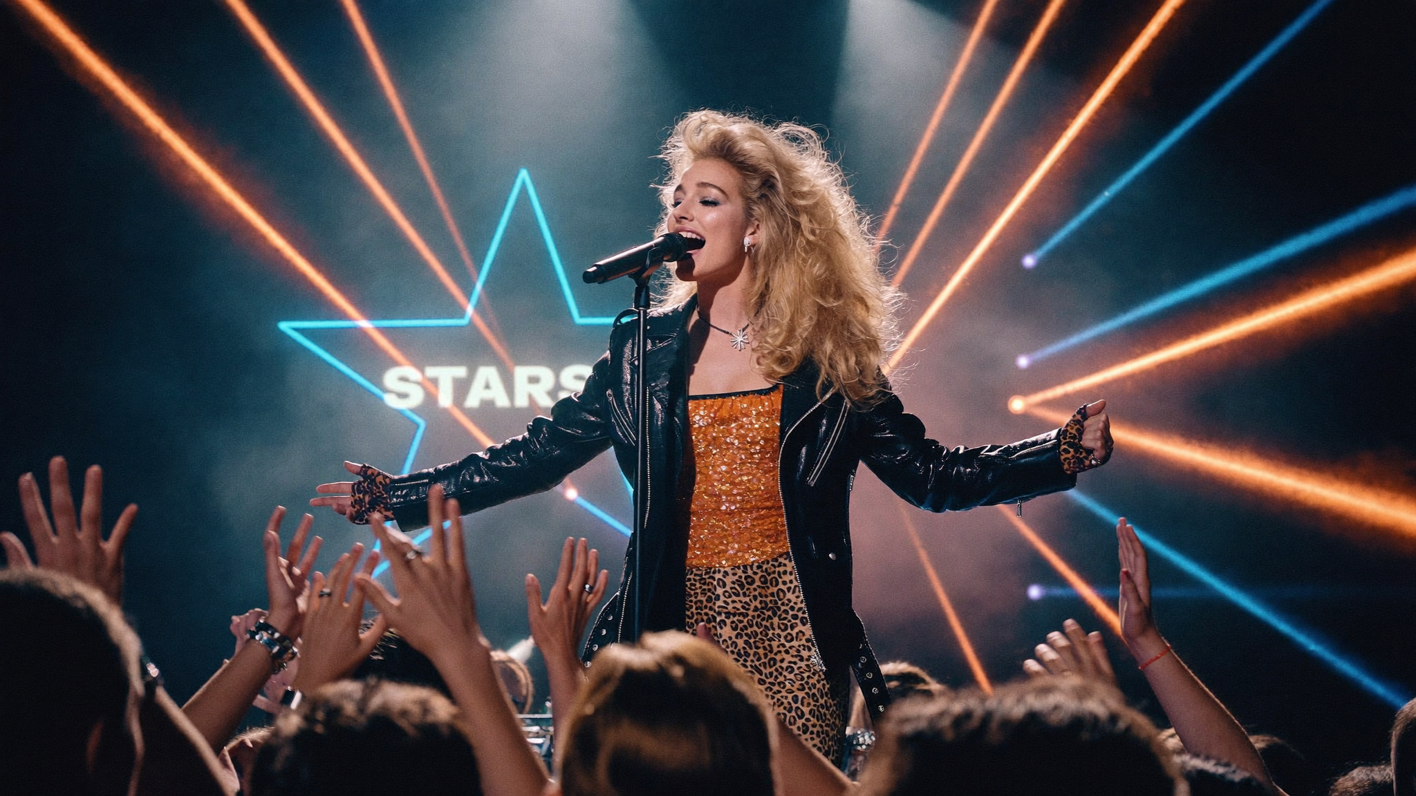 Die Rock-Diva der 80er zwischen Neon und Laser
