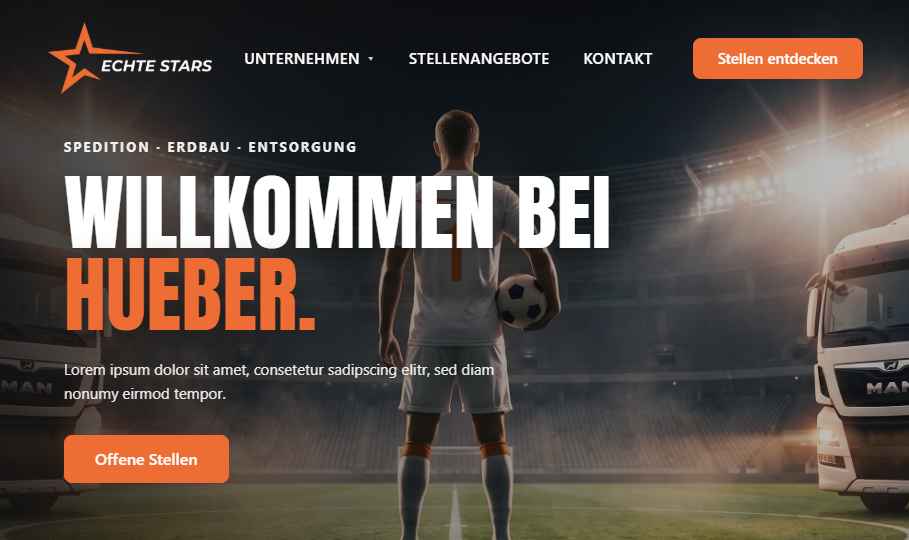 Vorschau Unternehmensseite